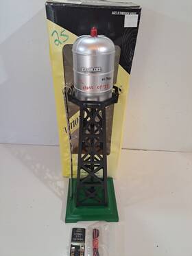 6-22194 K-line Electric Train O Gauge Model Railroad Lighted Water Tower With Box