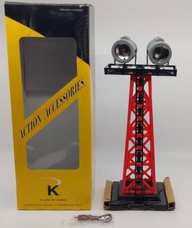 6-22326 K-line Lionel O Gauge Twin Searchlight Tower Ex/box