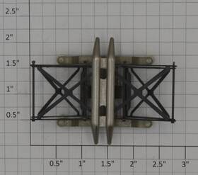8551-ep5 K-line Pantograph Assembly With Blue Metal Spring And Insulators