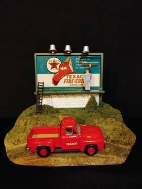 K-424081 K-line Action Accessories Texaco Operating Billboard Complete New