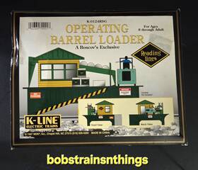 K0124rdg K-line Vintage #k0124rdg Operating Barrel Loader Boscov Exclusive Inch See Desc