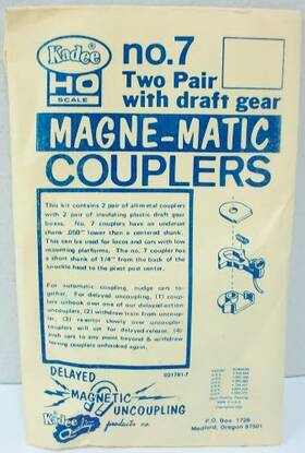 Kadee 765484000075 7 Ho Couplers For Locomotive Pilots 1/4 Long Shank 10
