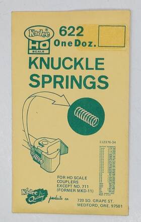 Kadee 765484006220 622 Ho Coil Knuckle Springs 10 Packs Of 12