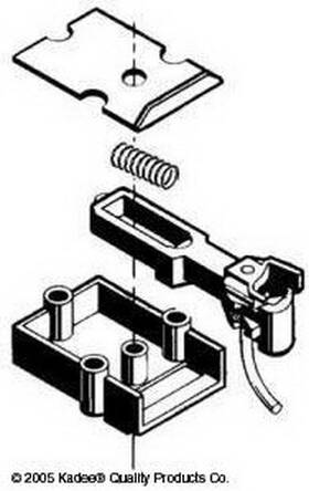 Kadee 765484009207 920 #1 Scale Body Mount Brown Coupler