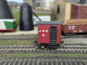 Kad104 Kadee #104 Ho Scale 4-wheel Logging/mining/indstrial Caboose Pac #5 Assmbld/rtr
