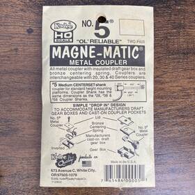 Kad5 Kadee Ho Scale Magne-matic Couplers Two Pairs With Draft Gear #5 Train Engine Kad5 Kadee Ho Scale Magne-matic Couplers Two Pairs With Draft Gear #5 Train Engine