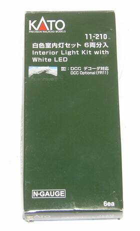 11-210 Kato Katon Scale Passenger Car Interior Light Kit With White Led Pk 6