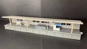 23-179 Kato N Scale Oneside Island Platform With Simulated Lower Access Stairway