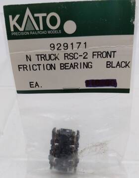 929171 Kato N Scale Rsc-2 Front Truck Friction Bearing Black 1 Each