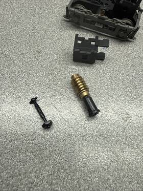 959083 Kato # Rs-2 Friction Bearing Truck Assy Gray Ho-scale W Worm Gear Dvshaft
