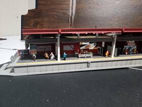 Kat23-177 Kato Custom Built With Lighting Installed N Island-style Platform Set Kit