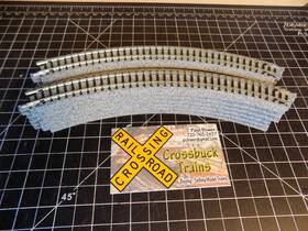 R249-45 Kato N Unitrack 12 Pieces Curved Track 011019