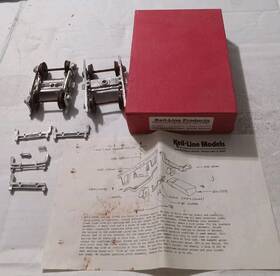 48-032 Keil Line Products Keil-line Passenger Truck Kit- O Scale Nystrom 4 Wheel