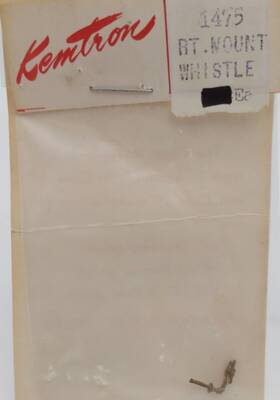 Kemtron X-1475 Ho Scale Right Mount Whistle Brass Part