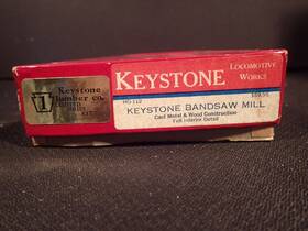 Hi-112 Keystone Rare Locomotive Works Limited Series Ho Kit #112 Bandsaw Mill Excellent