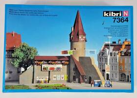 Kibri 002235073640 N Scale City Wall With Tower #7364