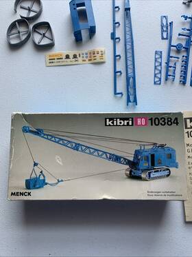 Kibri 002235103842 Menck Excavator With Drag Bucket 10384 Ho Model Germany