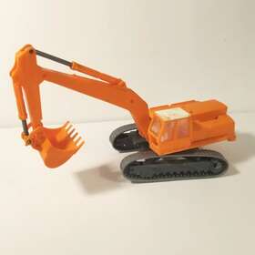 10434 Kibri Ho Scale 1 87 Excavator Vehicle Truck #10434 Orange Assembled
