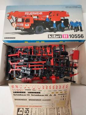 10556 Kibri Ho Liebherr Ltm 1025 Fire Brigade Mobile Crane Truck - 1 87 Kit