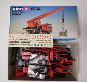 3-axle Kibri 10634 Ho 1 87 Mercedes Ltf 1030 Liebherr Crane Truck