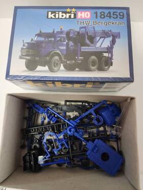 La-2624 Kibri 18459 Ho Mercedes Thw Recovery Truck With Crane - 1 87 Kit