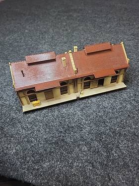 20172 Kibri Vollmer N Scale 1 160 German Train Load Station Fully Assembled