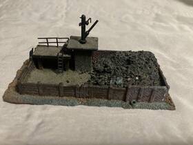 314e456r6-9 Kibri N Scale Open Coal Storage/station 314e456r6-9 Kibri N Scale Open Coal Storage/station