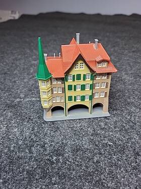 36801 Kibri Z Scale 1 /220 Biel Town Houses Fully Assembled