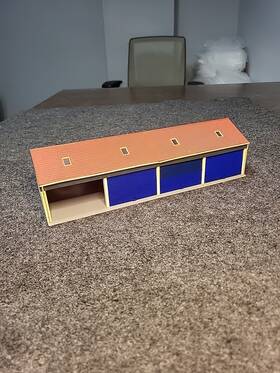 38136 Kibri Ho # Garage Structure For 8 Trucks Fully Assembled