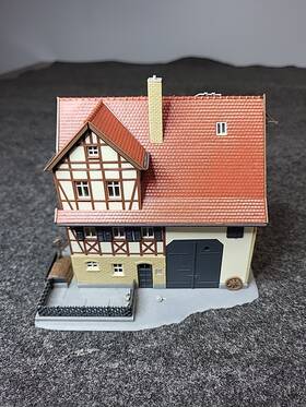 38161 Kibri Ho Swabian Farm House Half Timbered Fully Assembled