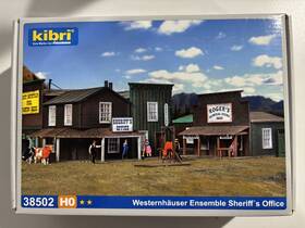 38502 Kibri - H0 Westernh User Ensemble Sheriff S Office Complete