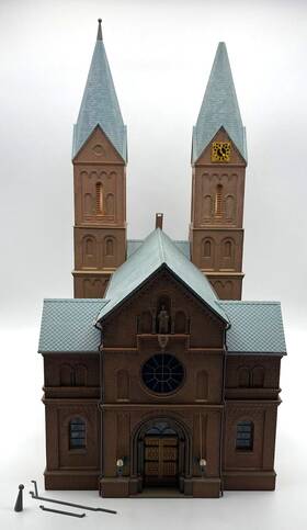 39760 Kibri Catholic Church Cathedral West Germany Ho Model Train Railway Vintag 39760 Kibri Catholic Church Cathedral West Germany Ho Model Train Railway Vintag