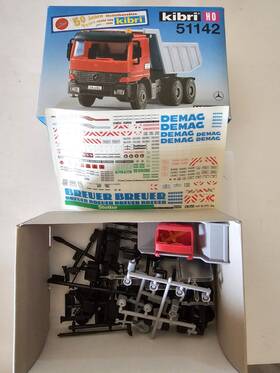 3-axle Kibri 51142 Ho 1 87 Mercedes Actros Coe Dump Truck