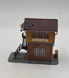 5931 Kibri West Germany 815 Marbach Neckar Train Railroad Garden Building Assembled