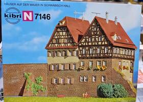 7146 Kibri N-scale Kit #7146 Schwabisch Hall Building Open Box