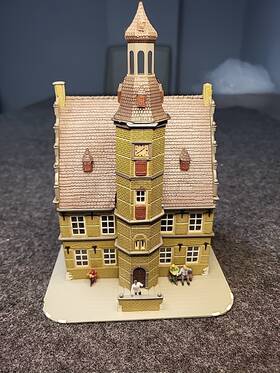 38381 Kibri 8300/38381 Kirbri Ho Scale #8300/38381 Historical City Hall Building Fully Assembled