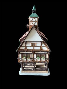 8438 Kibri Rathaus M Hlheim Town Hall In Completed Model Kit 1 87