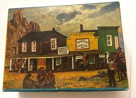 8502 Kibri Western Town Model Kit Ho Scale Vintage German Complete Set Family Cr