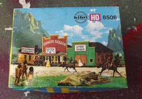 8506 Kibri Ho Wild West Saloon Stable And Wells Fargo Buildings Kit Mib