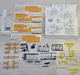 9458 Kibri Forklift Pallets Model Kit Scale Train Accessories Open No Box 9458 Kibri Forklift Pallets Model Kit Scale Train Accessories Open No Box