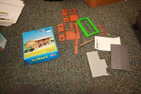9459 Kibri # Ho Unbuilt Model Kit Freight Shed Station For Train Layouts