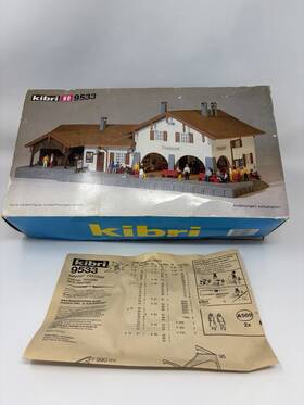 9533 Kibri Ho Scale Kit #9533 Banhof Frasdorf Train Station Germany Parts Only