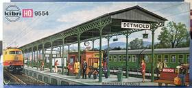 9554 Kibri Vintage #9554 Platform Train Station Ho Scale With Box West Germany