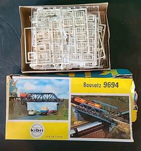 9694 Kibri Vintage Bausatz Bridge Kit #9694 Ho Train Box Of Window And Panes