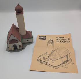 L720 Kibri 9724 9764 Kapelle Ellmau Vintage West Germany Model Building Kit With Manual