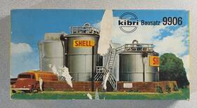 9906 Kibri Vintage And Rare Shell Oil Tanks Model Kit Made In W. Germany