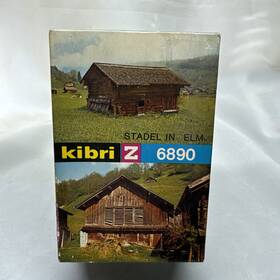 B-6890 Kibri Z Scale Barn Assembled West Germany Building Kit