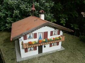 B-8044 Kibri Ho Scale Kit West German Chalet In Triol - Unassembled