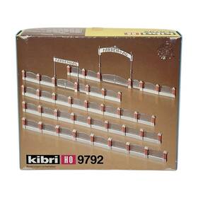 B-9792 Kibri Ho Scale Industrial Fences With Gate Building Kit