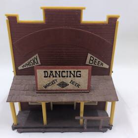 38506 Kibri C515 Vintage Pioneer Saloon Ho Scale Old Western Town Model Train